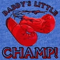 thumbnail image 2 of CafePress - Daddyslittlechamp - Cute Infant Baby Football Bodysuit, 2 of 3