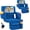 Blue, variant on Overmont Stadium Seat with Back Support - 2.8'' Padded Cushion 6-Position Recliner Bleacher Seat with Dual Hooks Backpack Straps Cup Holders Pockets - Portable Stadium Chair for Sports Events Concert