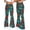 #082-Mint Green, variant on Cutuoiiu Women's Soft Plus Size American Football Prints Flare Yoga Pants Gifts
