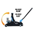 thumbnail image 5 of Hart T820050R Lifting Trolley Jack with 360 Degree Swivel Handle, 2 Ton Black, 5 of 6