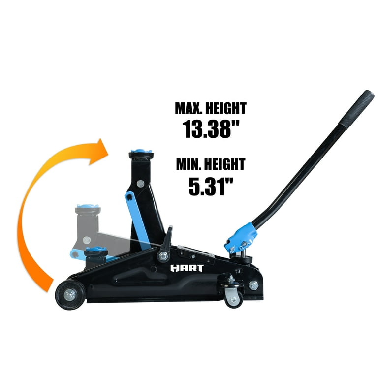 Hart T820050R Lifting Trolley Jack with 360 Degree Swivel Handle