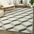 thumbnail image 3 of Soller Geometric Shag Area Rug, 3 of 5