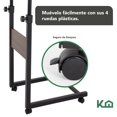 thumbnail image 4 of Mesa Base Soporte De Laptop Cama Portatil Altura Ajustable cafe KingsHouse Ajustable, 4 of 7