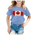 thumbnail image 1 of T-shirts pour Filles Imprimé Manches Courtes Col Rond Tenue d'Été pour Filles 3-4 Ans Mode Filles, 1 of 4
