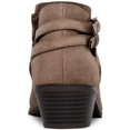 thumbnail image 3 of Style & Co. Womens WILLOW Suede Block Heel Ankle Boots, 3 of 3