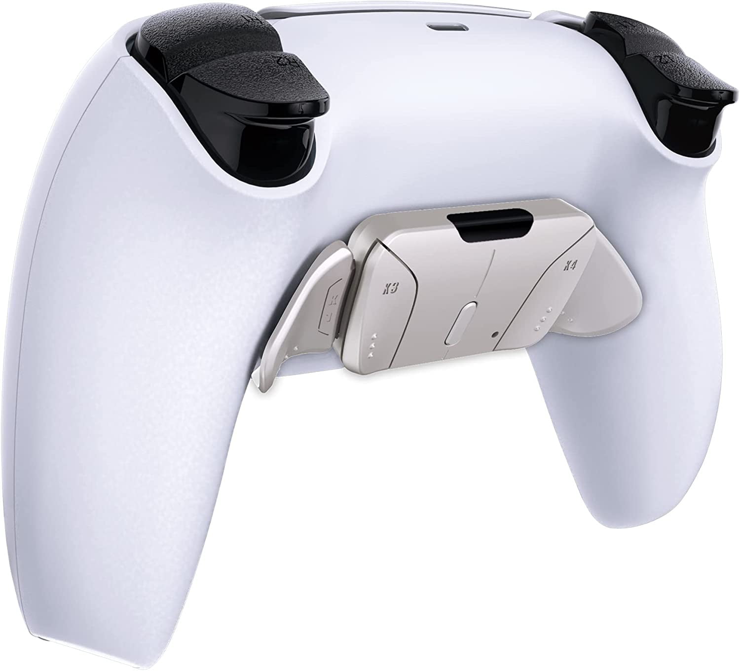 eXtremeRate Rise & RISE4 Remap kit Silver Real Metal Buttons K1 K2 K3 K4 Back Buttons Housing & Remap PCB Board for PS5 Controller BDM-010/020/030/04
