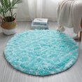thumbnail image 3 of CAROOTU Tapis Rond Simple Doux Confortable Absorbant Antidérapant pour, 3 of 7