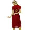 thumbnail image 5 of Bimba Women's Designer Embroidered Kurta Kurti Indian Long Tunic Blouse, 5 of 9