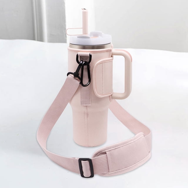 Portavasos portátil manga neopreno botella de agua bolsa de transporte para acampar senderismo Hugtrwg Para estrenar