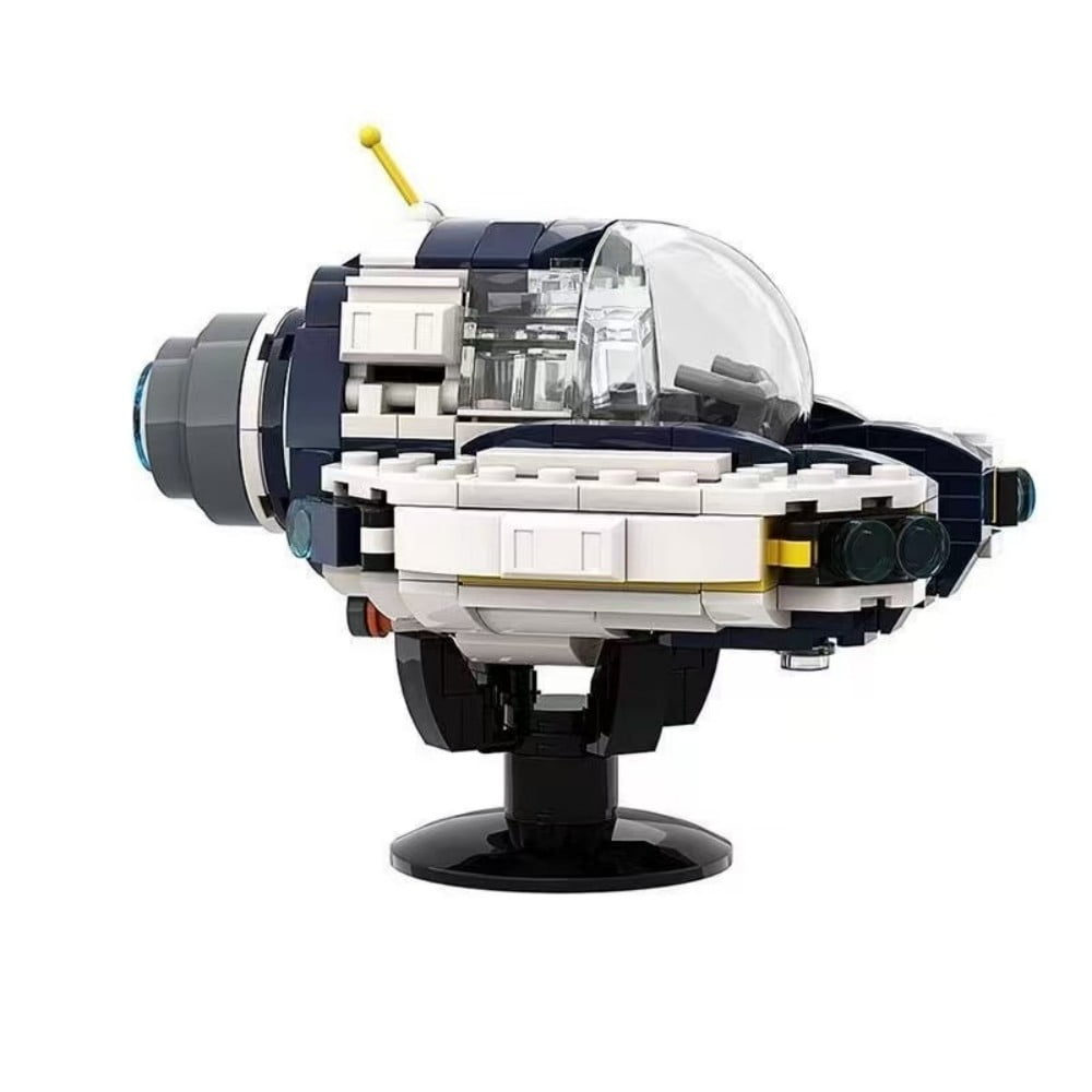 MOC Submarine Building Kit with Display Stand - 308pc Advanced Model for Adults 14+, DIY Deep Sea Explorer Desktop Decor