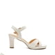 thumbnail image 2 of Sandalia DREAM PAIRS Tacones Anchos Plataforma Abierta 8.5 Blanca, 2 of 7