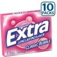 thumbnail image 5 of EXTRA Gum Classic Bubble Chewing Gum, 15 Pieces (Pack of 10, 150 Total Pieces), 5 of 8