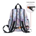 thumbnail image 5 of FORMRS Kids School Backpack with Front Zippered Pocket 12" Student Travel Daypack, Purple Marble Pattern, 5 of 6