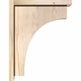thumbnail image 3 of 5 1/2"W x 14"D x 18"H Huntington Smooth Corbel w/Backplate, Douglas Fir, 3 of 9