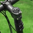 thumbnail image 2 of Accesorio de bicicleta de repuesto para auriculares con vástago de horquilla delantera de bicicleta de aleación de aluminio de 44 mm a 56 mm (negro), 2 of 10