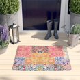 thumbnail image 2 of Pioneer Flower Floral Print Flannel Non Slip Door Rugs,Washable Door Mats Indoor,Decorative Door Mats,Dirt-Resistant and Absorbent Doormat for Entrance,Bedroom,Kitchen,Bathroom,31.5"x17", 2 of 4