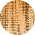 thumbnail image 1 of Ahgly Company Indoor Round Solid Orange Modern Area Rugs, 3' Round, 1 of 4