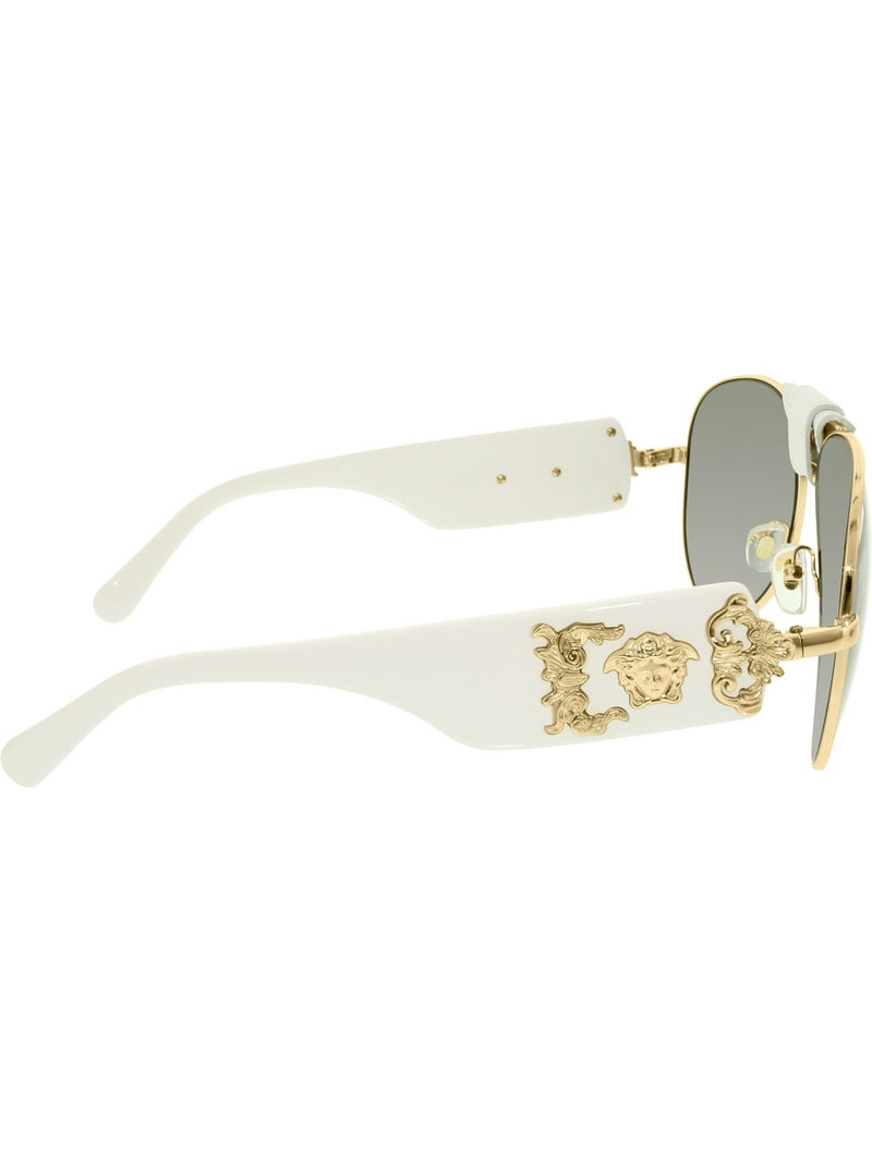 Versace Gold and White Designer Sunglasses NIB $580 MSRP NEW MOD 4458 314/87 VERSACE VE4458 314/87 WHITE WOMEN VE4458  main image 4