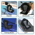 thumbnail image 6 of SereneLife 105 Inflatable Stand Up Paddle Board and Detachable Seat  Rising Flow SUP Paddleboard Set for Adults, Non-Slip EVA Deck Pad, Marine-Grade Build, 32" Wide Design, 285+ lbs. Capacity, 6 of 7
