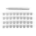 thumbnail image 4 of Letter Leather Stamper,36Pcs Steel Letter Number Letter Leather Stamper Letter Leather Punching Tool Future-Proof Design, 4 of 12