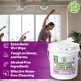 thumbnail image 2 of [Bulk 1400-Count] Plant Based Eco-Conscious Fitness Wipe, 2 Rolls x 700 Count Infused with Lavender & Tea Tree Oil, Perfect for Yoga/Pilates Studios & Gyms, All-Purpose Gym Wipes - Bulk Buy, 2 of 4