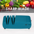 thumbnail image 2 of 110V US Plug Electric Knife & Scissors Sharpener with 3-Stage Diamond Grinding Wheels, 2800 RPM Motor, 15° Grinding Groove for Kitchen Knives & Shears, Automatic Multi-Functional Sharpening Tool,, 2 of 5