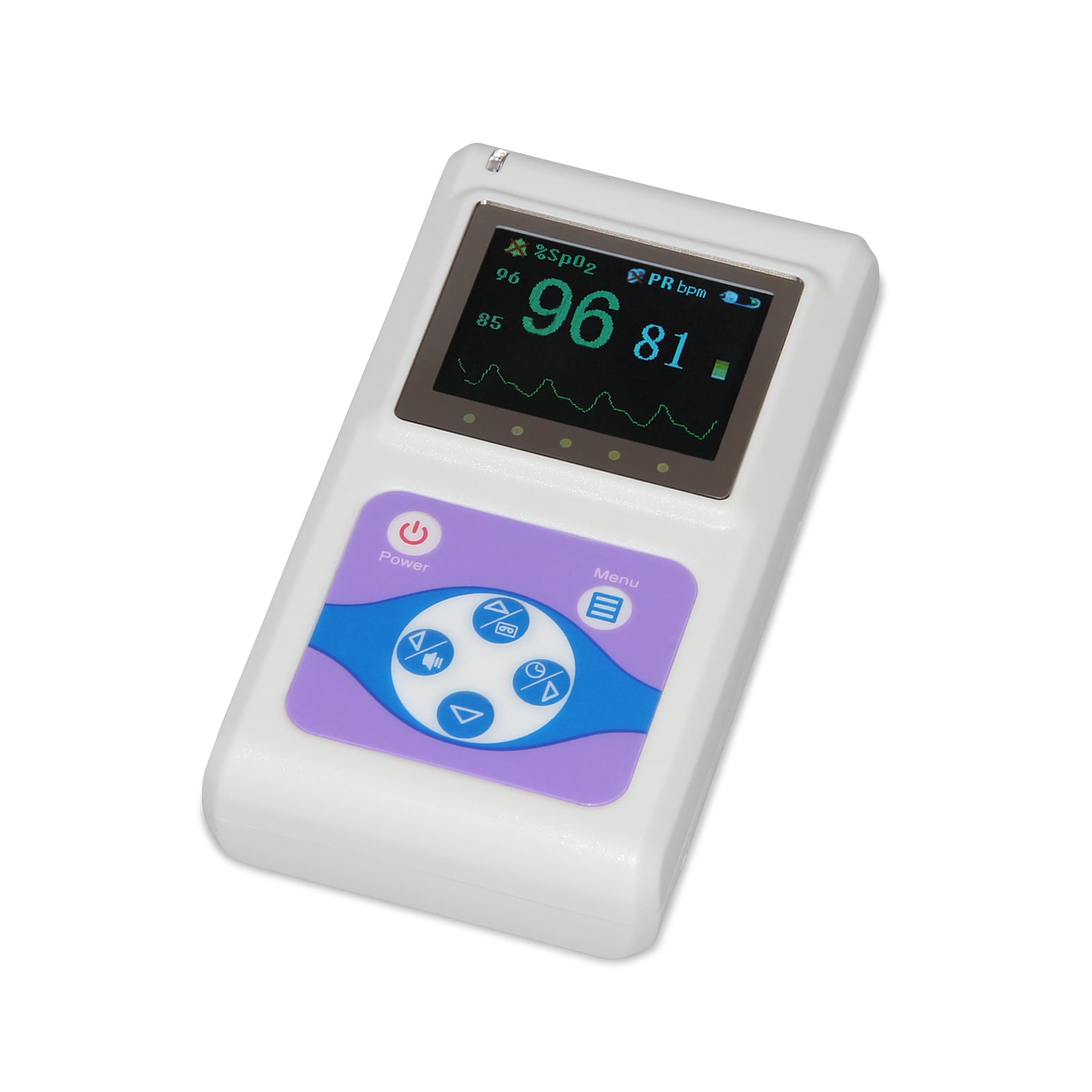 cms60D adult finger spo2 probe portable Pulse oximeter hanheld oxygen meter alarm