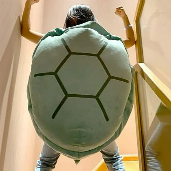 Coginqus Wearable Turtle Shell Pillow Adult-Giant Turtle Costume Funny Dress Up Turtle Plush Big Turtle Body Pillow Christmas Birthday Gifts For Adlut Girls (40In Green)