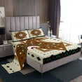 thumbnail image 1 of Erosebridal Retro Aztec Full Sheet Sets, Western Boho Bedding Full Size, Mandala Style Room Decor , 4-Piece, 1 of 7