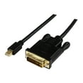 thumbnail image 1 of StarTech.com 6 ft Mini DisplayPort to DVI Active Adapter Converter Cable - 6ft (1.8m) Active mDP to DVI Cable for PC - 1920x1200 - Black (MDP2DVIMM6BS) - DisplayPort cable - Mini DisplayPort (M) to DVI-D (M) - 6 ft - active - black, 1 of 3