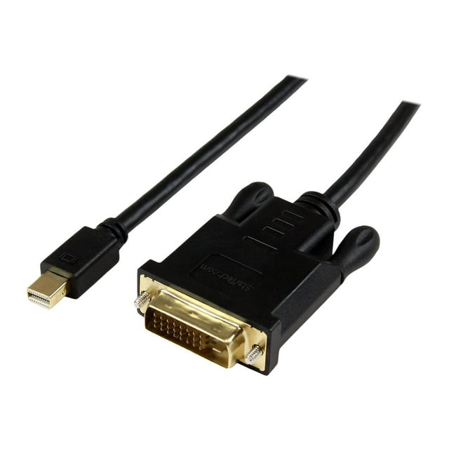 StarTech.com 6 ft Mini DisplayPort to DVI Active Adapter Converter Cable - 6ft (1.8m) Active mDP to DVI Cable for PC - 1920x1200 - Black (MDP2DVIMM6BS) - DisplayPort cable - Mini DisplayPort (M) to DVI-D (M) - 6 ft - active - black