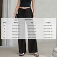 thumbnail image 3 of Levmjia Women's Satin Wide Leg Pants High Waisted Lounge Pants with Pockets Adjustable Drawstring Casual Trousers for Evening, 3 of 7