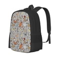 thumbnail image 2 of Daiia Funny Chicken Backpack for Men and Women -Durable Backpack Large Capacity, Water-Resistant Bag with Adjustable Straps and Laptop Compartment, 2 of 9