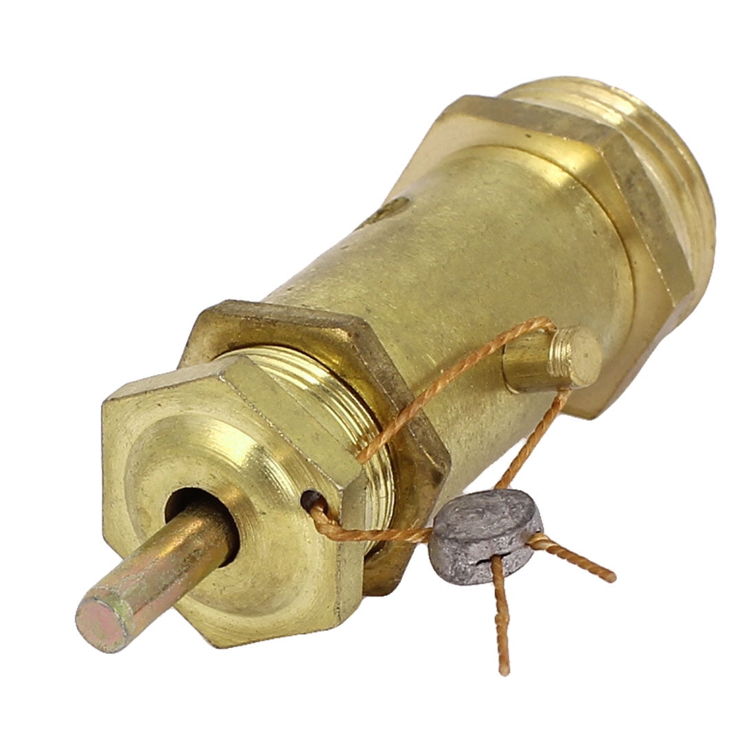 Air Compressor Relief Pressure Valve Brass Tone 1/2BSP 21mm Male Thread