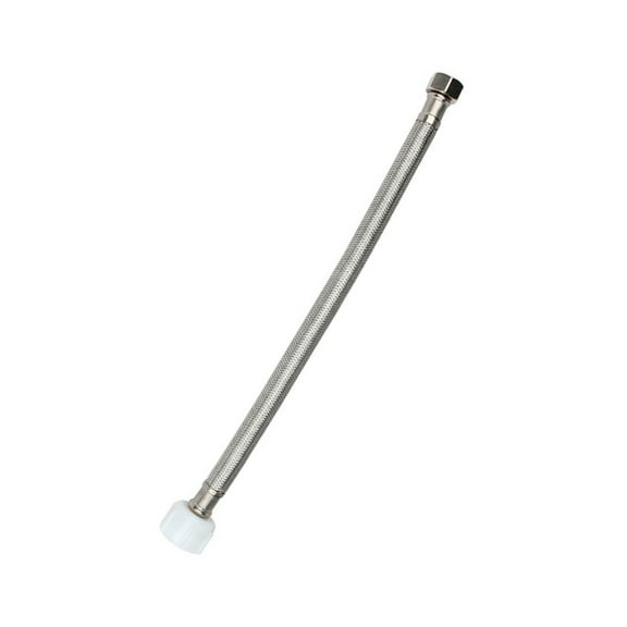 Toilet Water Connectors Hose 3/8inch to 1/2inch Stainless Steel Toilet Water Supply Line Braided Toilet Connector