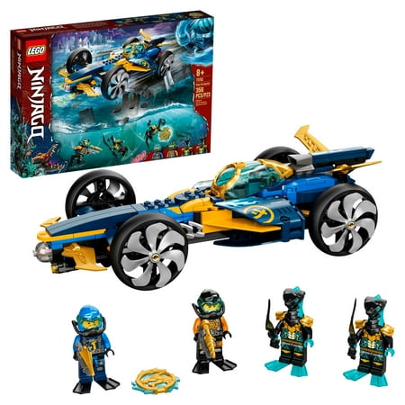 UPC: 0673419339179 | LEGO NINJAGO Ninja Sub Speeder 71752 Building Toy Includes NINJAGO Cole and Jay Minifigures (356 Pieces)