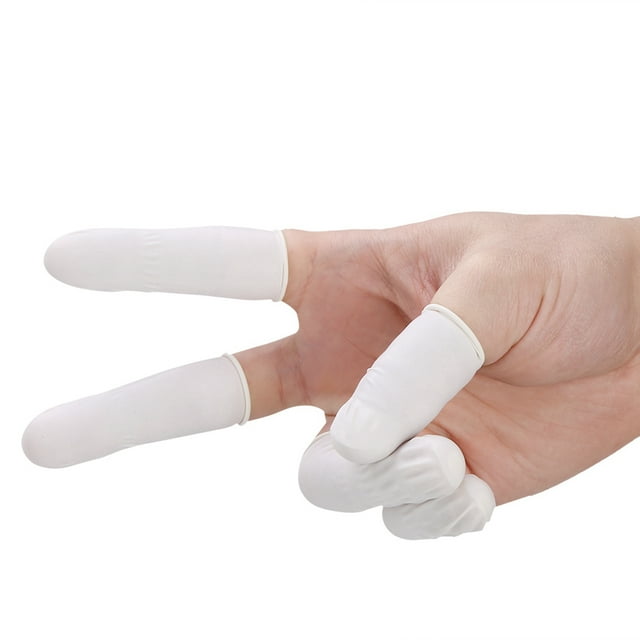 Finger Cots, Professional Latex Finger Cots, For Manicure