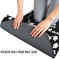 thumbnail image 3 of Pioneer Flower Floral Print Pattern Hot Yoga Mat Towel Non Slip for Hot Yoga - Quick-Drying Yoga Mat Cover with 4 Corner Pockets with Travel Bag - Hot Yoga Towel Non Slip 70"x26", 3 of 6