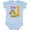 AE-Light Blue, variant on Gold and Red Baby Dragon First Birthday Boys or Girls Baby Bodysuit