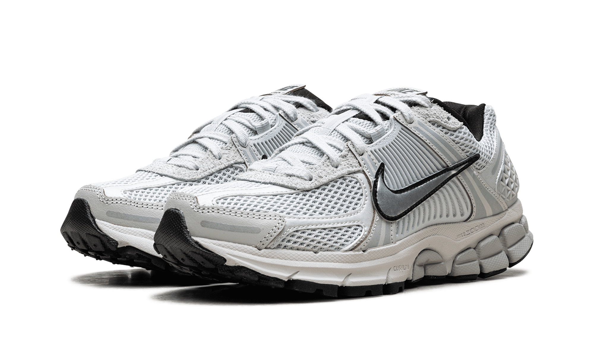 NIKE WOMENS Zoom Vomero 5 WMNS "Light Silver Chrome" FN6742 001 from Stadium Goods