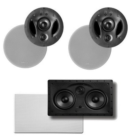 Polk Audio 900-LS High Performance In-Ceiling Speakers (Pair) & A Polk Audio 255C-LS Center Channel