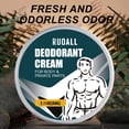 thumbnail image 6 of RUOALL 60g Silver Jar Men's Deodorant Balm - 72H Odor Control with Tea Tree & Charcoal, Natural Anti-Perspirant for Active Lifestyles, 6 of 10