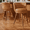 Brown, variant on Genpo Swivel Counter Height Bar Stools Set of 4, 24 inch Brown Leather Kitchen Swivel Counter Stools with Backs, Wood Legs and Footrest, Bar Chairs for Kitchen Island