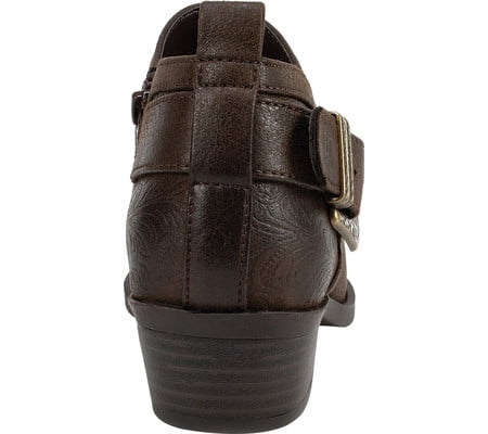 white mountain davenport western ankle booties