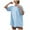 Light Blue-B, variant on 2025 Women Summer Casual Laced Up Jumpsuit Rompers Short Sleeve Backless Plus Size Jumpsuit for Women Loose athletic Beach Shorts Plus Size Jumper Jumpsuit