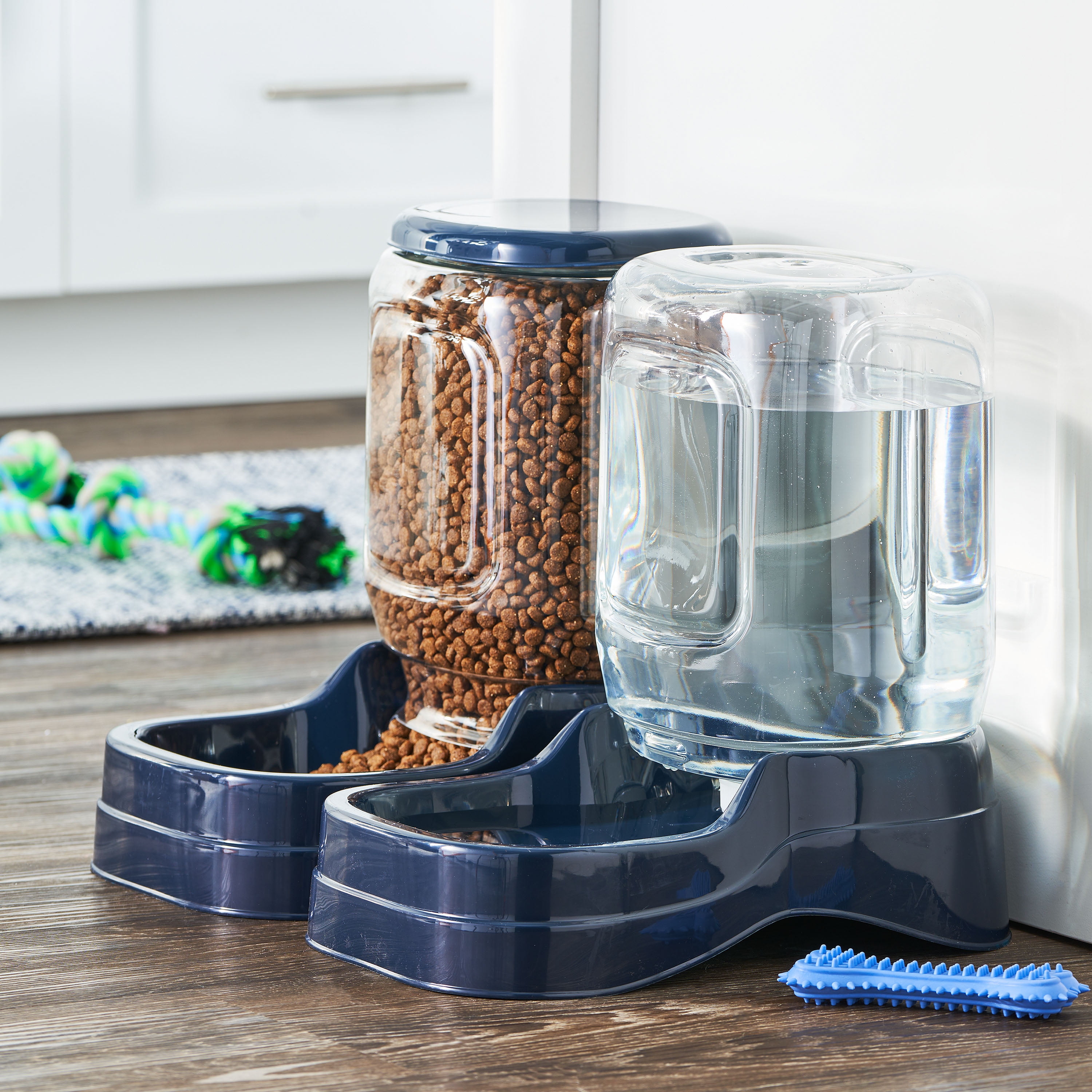 McLovin's Gravity Waterer & Feeder Grey - Single