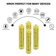 thumbnail image 4 of Batería recargable QBLPOWER AAA NiCd de 600 mAh y 1,2 V, paquete de 20, 4 of 5