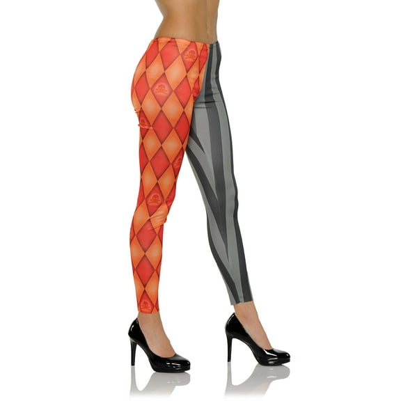 UNDERWRAPS Women's Cute Leggings Accessory - Halloween Accessories for Women & Men, Cosplay Leggings for Adults, Festival Outfit (Orange/Black)
