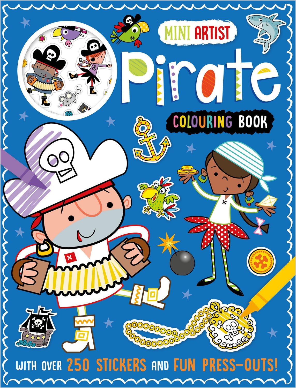 Mini Artist Pirate Colouring Book