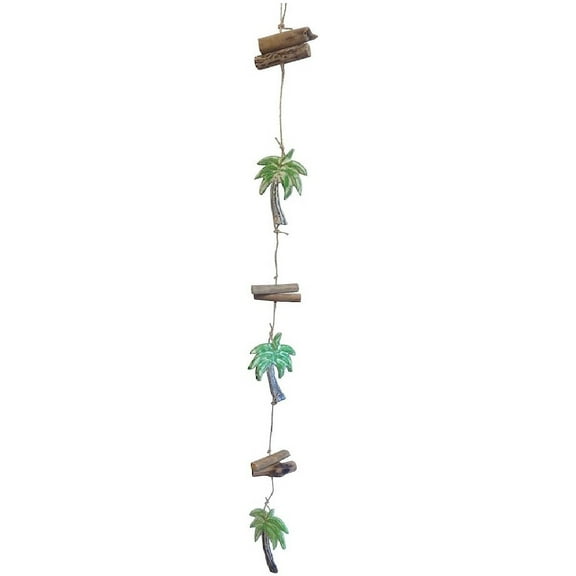 Palm Tree and Driftwood Hanging Drop 40 Inches x 3 inches